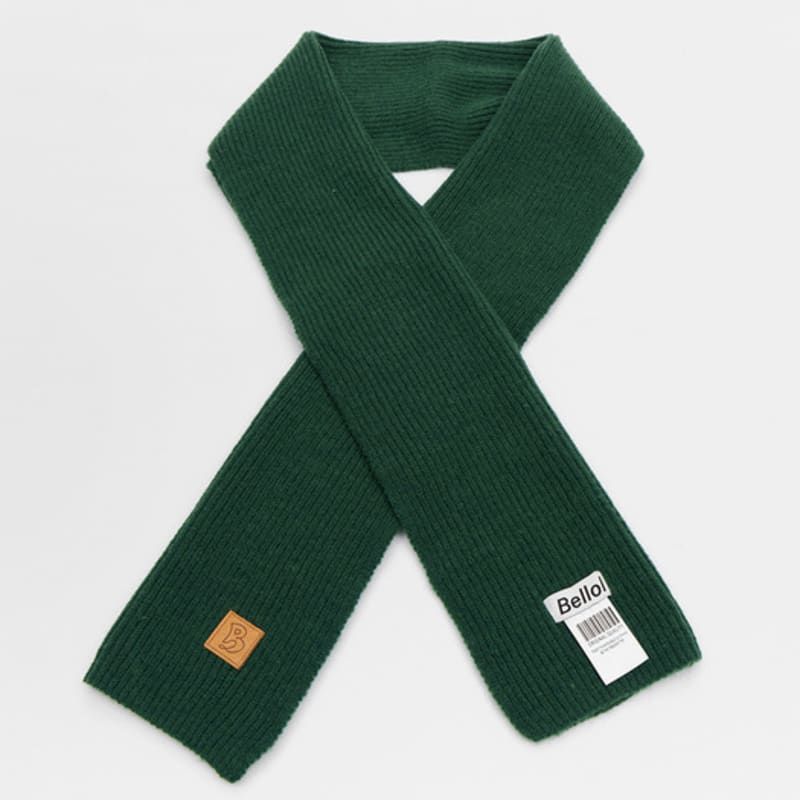 BELLOL Basic Soft Logo Muffler Green
