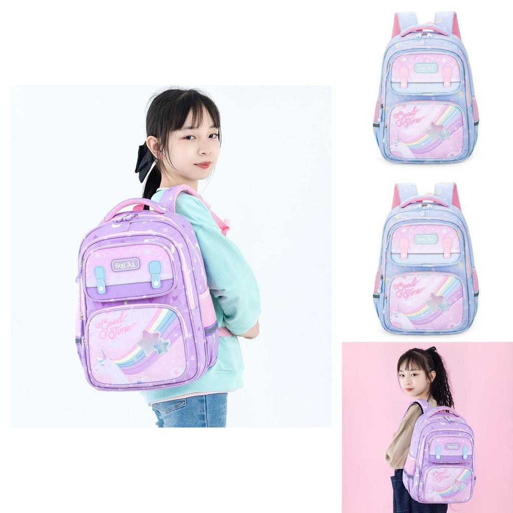 Cute And Fun Large Capacity Backpack For 1st To 3rd Grade Girls With Ergonomic Design