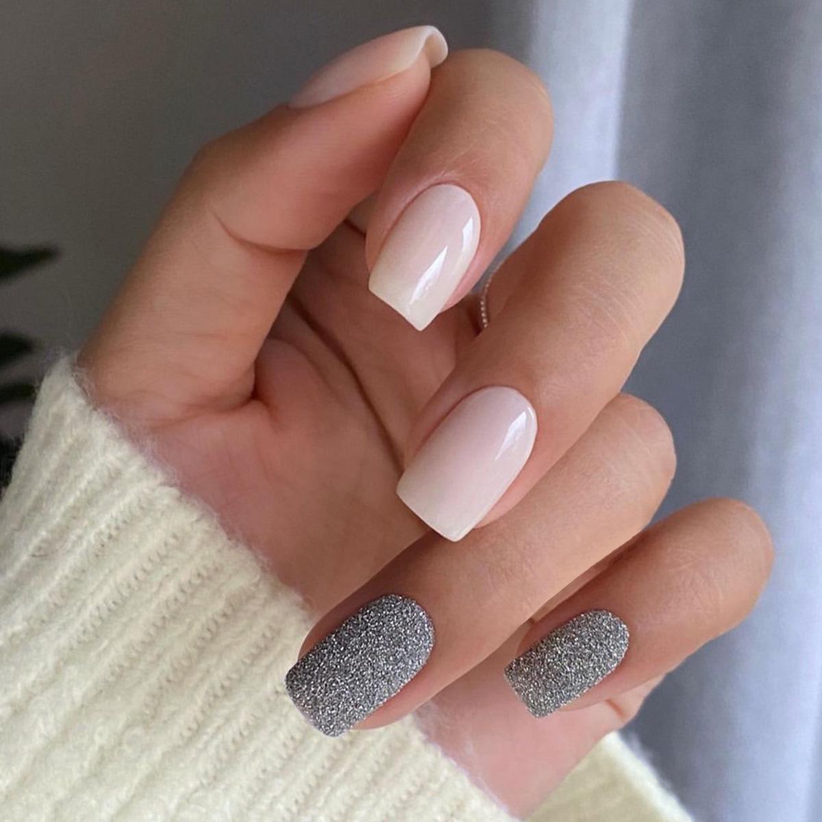 

Crushed Diamond Glitter Nail Patches - Wearable Manicure Stickers