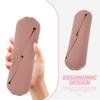 Silicone Makeup Brush Holder Travel Case Portable Lightweight Eyebrow Pencil Storage Bag Tool Organizer for Women Gift