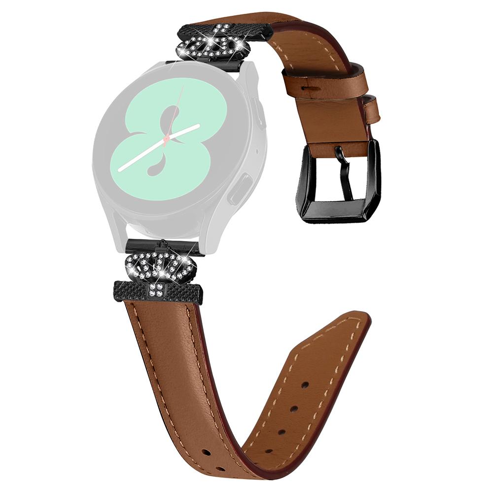 

For Huami Amazfit Cheetah Pro Replacement Watch Strap 20mm Crown Connector Black Buckle Watch Band Brown