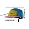 Quick-Dry Mesh 5-Panel Color-Blocked Baseball Cap - Sun Hat, Breathable Lightweight UV Protection, Unisex for Men Women Teens