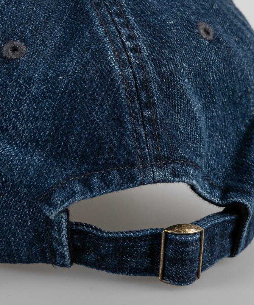 Wig Smile Denim Ball Cap - Indigo Blue