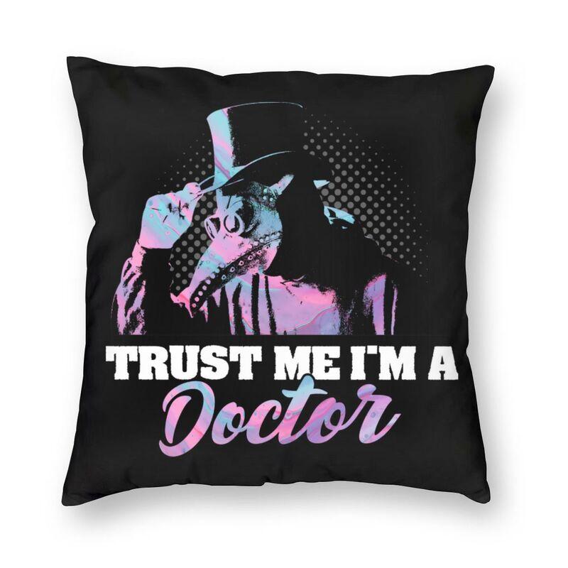Home Decor Halloween Pillowcase Scary Dr Vampire Print Cushion Cover for Bedroom Living Room 45x45cm Funda De Almohada