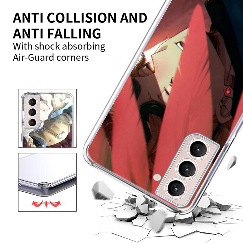 Anime MHA Hawks BNHA Phone Case For Samsung Galaxy S25 Edge S24 S23 FE S21 S20 S10 Plus S22 S26 Ultra Cover Clear Cases TPU Capa