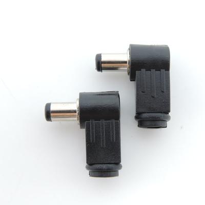 5.5x2.1mm DC Napájecí adaptér Jack Konektor 5.5*2.1 mm Konektor L tvaru Samec 90 Pravý Úhel Jednohlavý Adaptérový Kabel