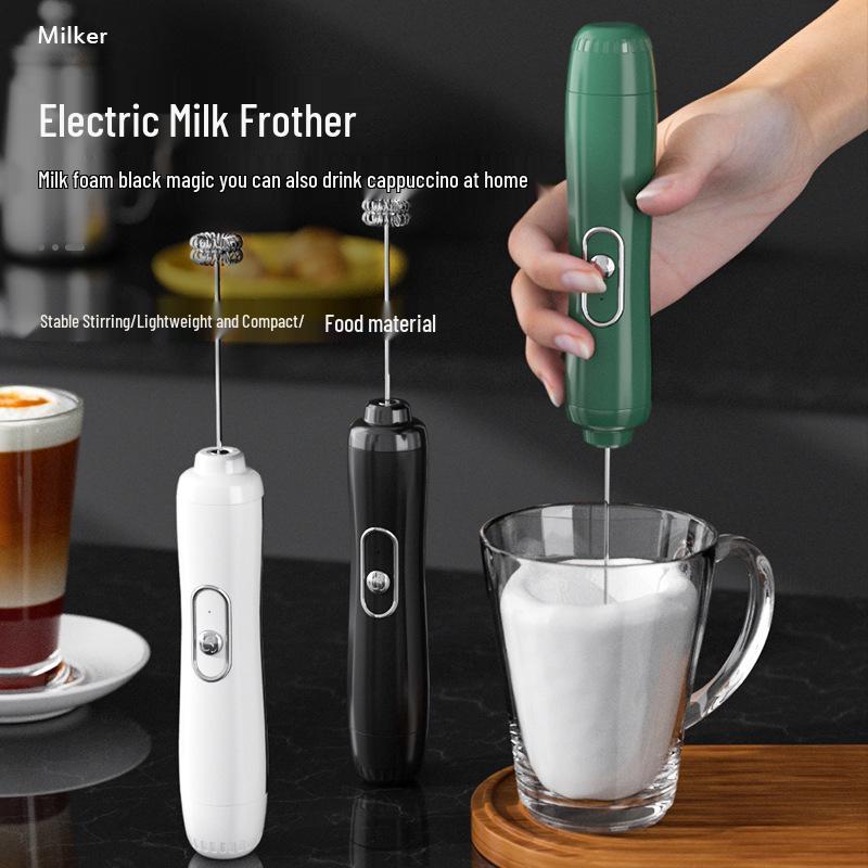 Compact Wireless Milk Frother and Egg Beater