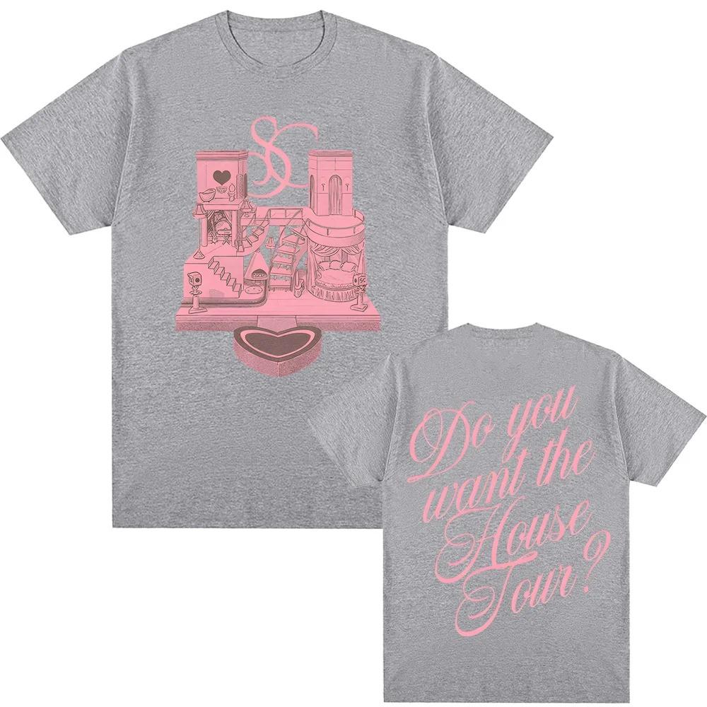 2026 Nuova T-shirt per il Tour di Sabrina Carpenter Stesso Stile del Sito Ufficiale Top di Alta Qualità Girocollo Magliette da Donna e Unisex