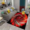 Colorful Liquid Swirl Carpet Psychedelic Vertigo Theme Rugs for Living Room Bedroom Rugs Bathroom Entrance Door Rug Home Decor