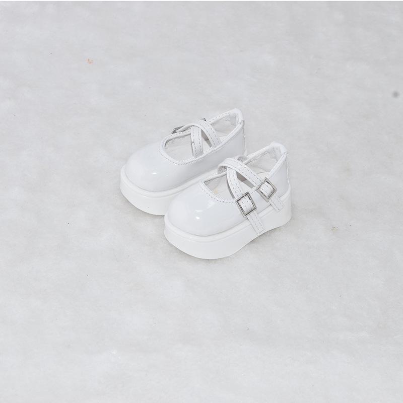 Available 4-point BJD Doll Shoes: 1/4 Scale High-Heeled Leather Shoes, Thick Style, MDD Doll Clothes Accessories