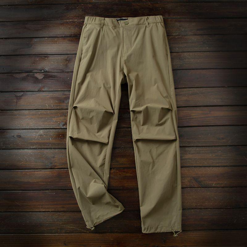 European and American Orders New Quick-Drying, Stretchy, Breathable Outdoor Lightweight Men's Spring and Summer Thin Straight-Leg Work Casual Trousers