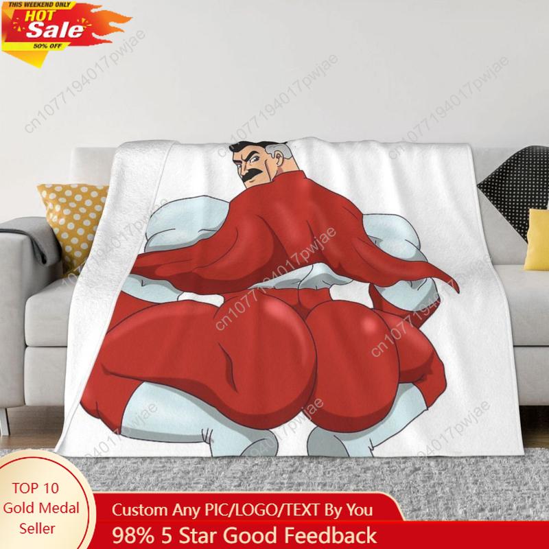 Invincible Think Mark Sedere Grosso Omni Man Trapunta Letto Coperte Invernali E Coperte Coperte Personalizzate