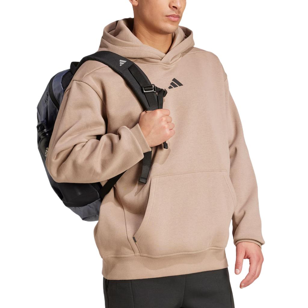 Adidas Power Oversized Comfortable Loose Hoodie Men Hoodies Khaki JZ6250