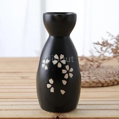 Restaurant decoration Decorative sashimi Salmon garnish bottle Dry ice small pot ice cup Wine bottle Japanese creative ceramics