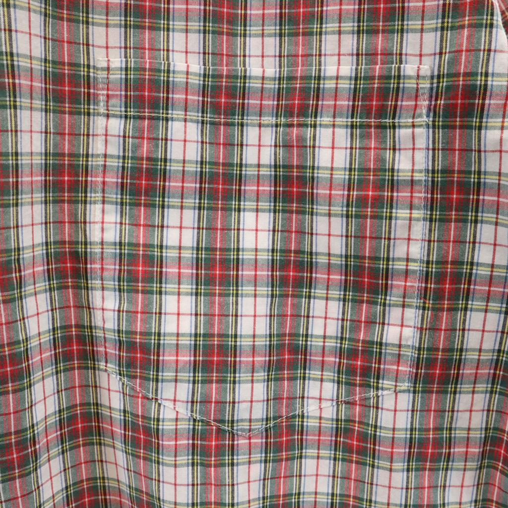 PHENOMENON Made In Japan Check Pattern Short Sleeve Button Down Shirt M Men's Used