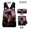 Trendy Popular Cool Dororo 3D Print 3pcs/Set pupil School Bags Laptop Daypack Backpack Inclined shoulder bag Pencil Case