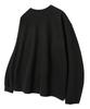 UNION GARMENTS Plain Loose Fit Long Sleeve T-Shirt Black [Basic Or Ribbed]