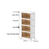 Movable Multi-layer Folding Storage Wardrobe with Wheels