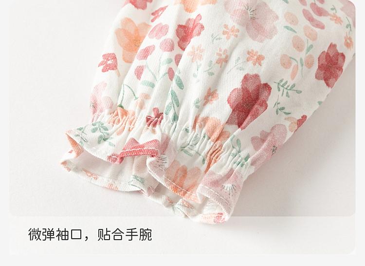 David Bella Children's Dress Spring Dress Girls' Sweet Printed Floral Skirt