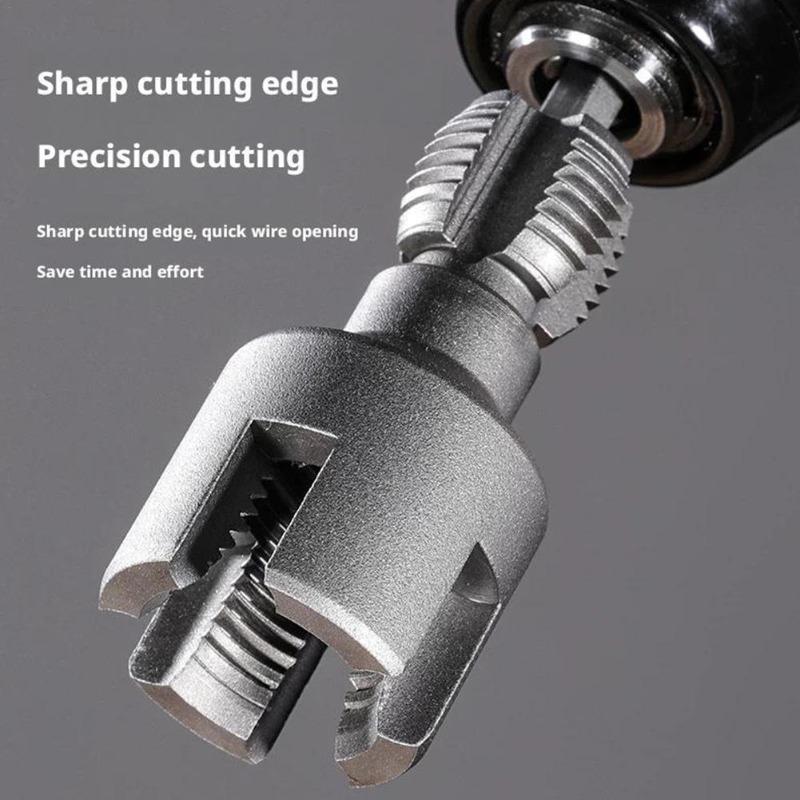 2pcs Pipe Threading Tool Hex Shank Die Internal External Threads 1/2&3/4 Water Pipes PPR PVC MPP Detachable