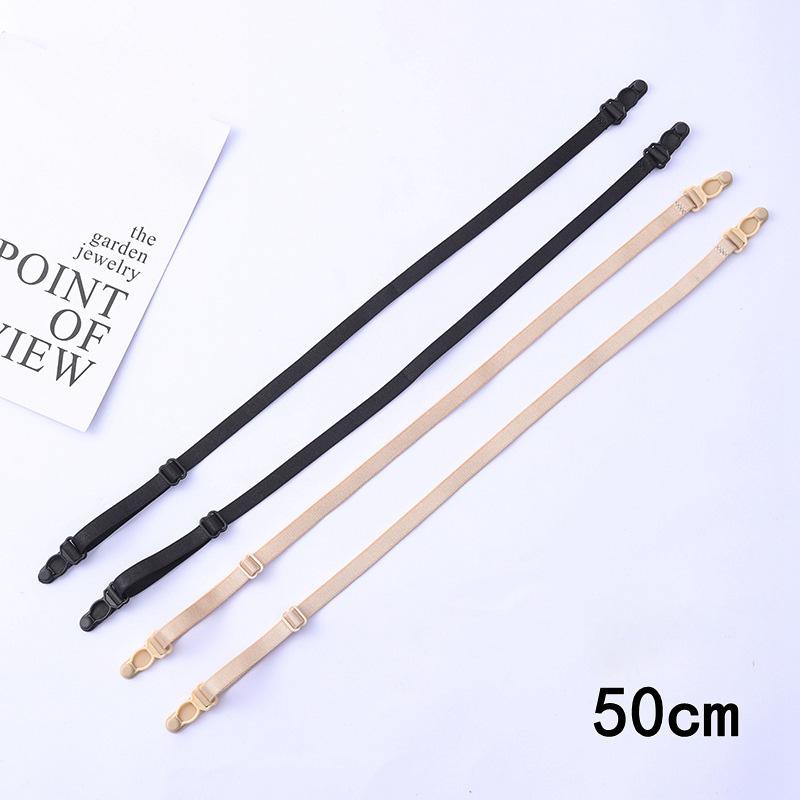 1 st kvinnor halkfri BH-rem dubbel axel bak hasp hållare spänne bälte alla matchande osynliga elastiska remmar BH-förlängare