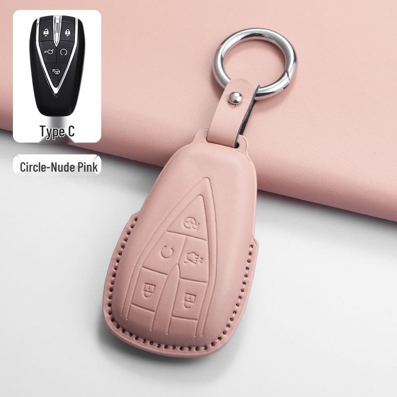 Changan CS75Plus/CS55Plus, Yidong, Oshan X5/Z6 Car Key Cover (Black)