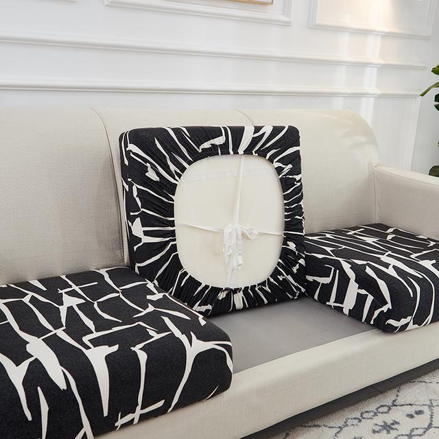 Airldiane Printed Sofa Furniture Cushion Cover Elastic Home Furniture Protector Sofa Furniture Seat Cushion Slipcover Spandex Couch Cover Living
