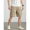 Hengyuanxiang Men's Pure Cotton Loose Cargo Shorts