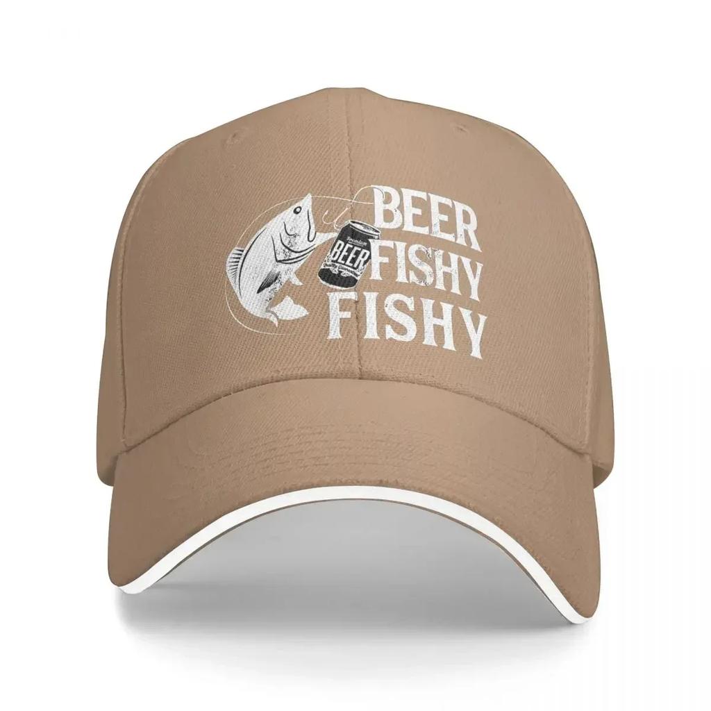 New Beer Fishy Fishy Cap Fashion Casual Baseball Caps Adjustable Hat Hip Hop Summer Unisex Baseball Hats Customizable Polychroma