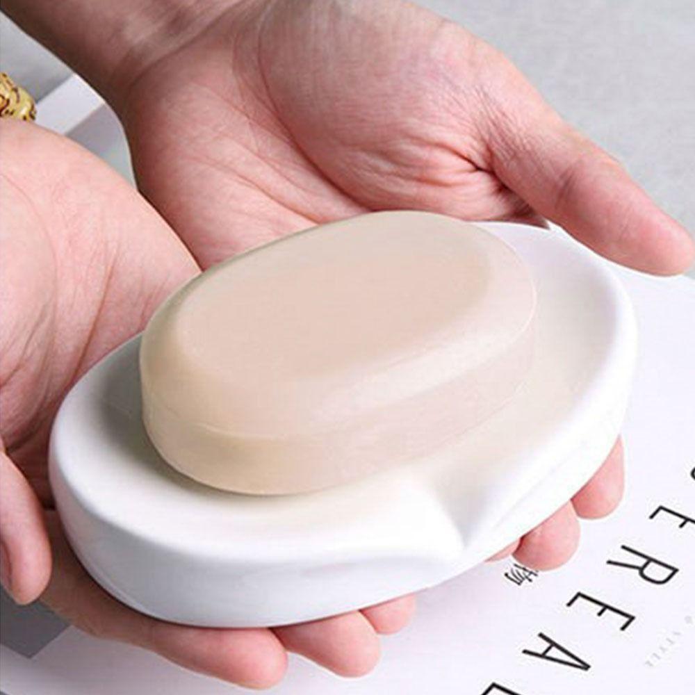 Keep Soap Bars Dry Solid Color Soap Dish Extend Soap Life Soap Drying Rack Kitchen