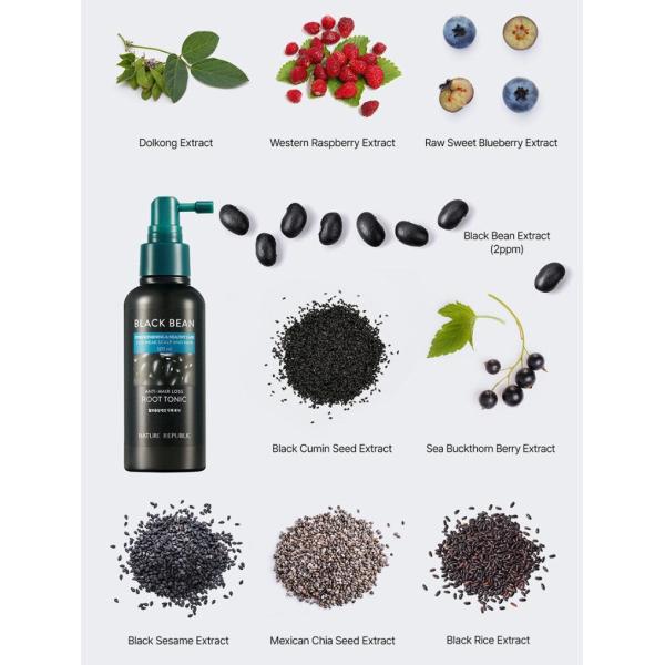 Nature Republic Blackbean Anti-Hair Loss Root Tonic 120ml
