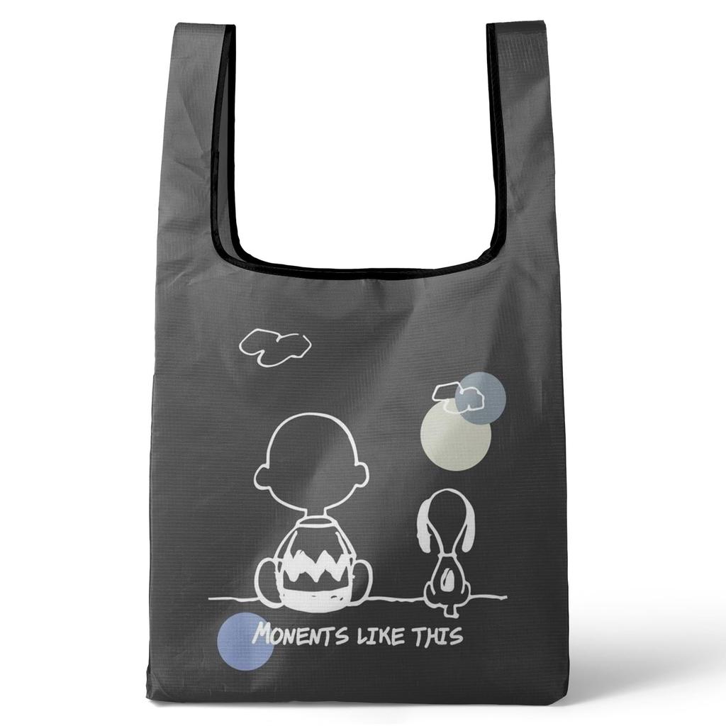 Eco Large Eco Character Carabiner Eco Eco Folding Shopping Bag [Hoyoiun] Bag, Capacity, Folding, Stylish, Bag, Gift, Cute, Included, Durable, Large,