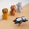 Cute Cartoon Furniture Handles Animal Drawer Knob Ceramic Drawer Knobs Handles for Cabinets and Drawer Lion Panda Fox Handle