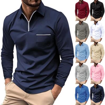 Men's Colorblock Long Sleeve Tops Men's Casual Fashion Long Sleeve Tops
