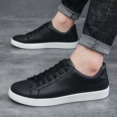 2024 New Trend Sports Casual Shoes Light Comfortable Wear-resistant Soft Surface Leather Skateboard Shoes Mens Leather Snearkers