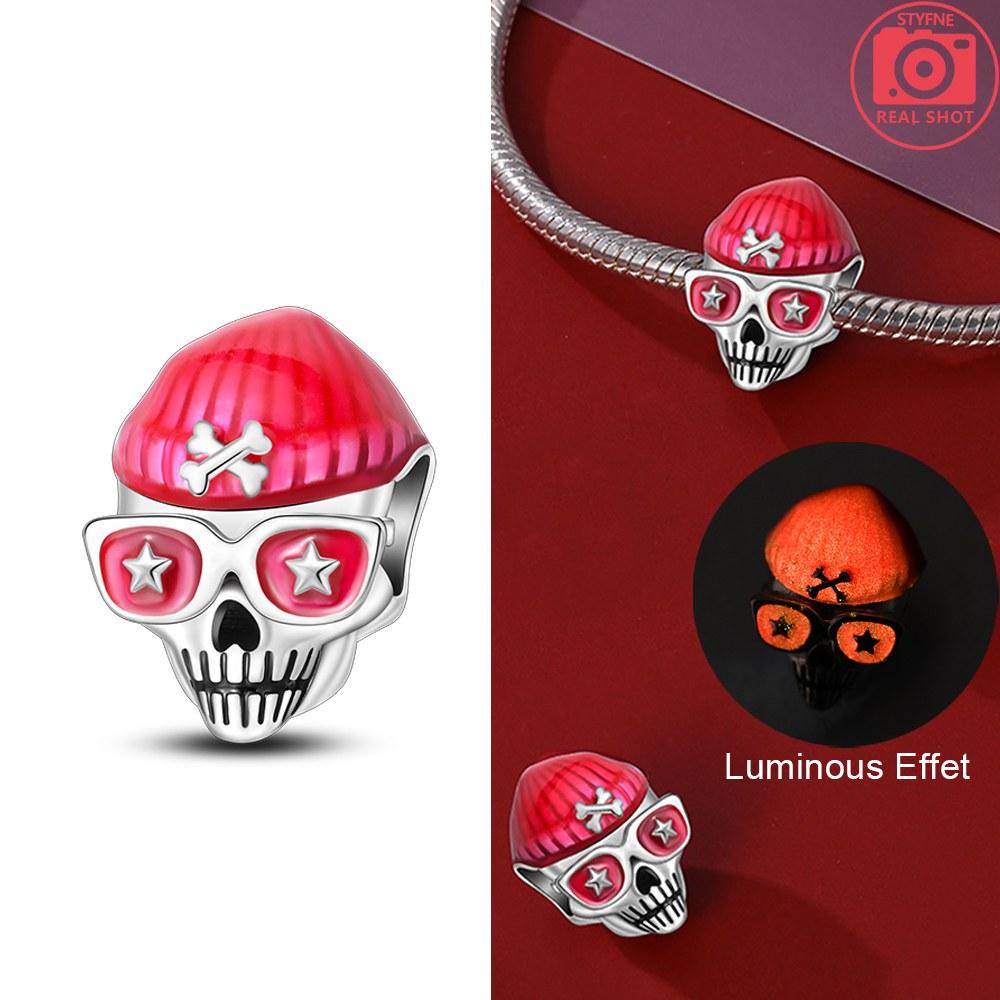 Хэллоуин Череп Бусины Медные Цвета Для Шармов Медные Цвета Оригинальный Браслет Для Изготовления Украшений