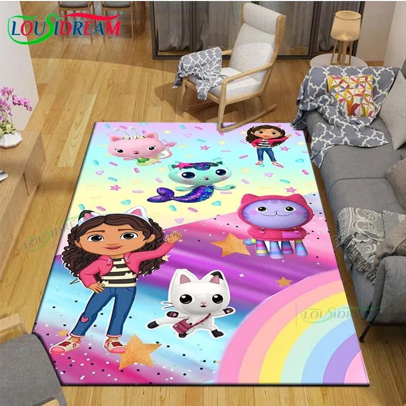Roztomilý kreslený G-Gabby Domečky pro panenky Roztomilý koberec Venkovní koberec Plošný koberec Protiskluzový koberec Dekorace do ložnice Koberec do obývacího pokoje Dárek