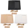 1 Set Hängende Fotorahmen Verstellbares Hängeseil Staubdichtes Papier DIY Fotocollagenrahmen Heimdekoration