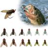20pcs Trout Jig Swimbait Fly Hook Soft Bait Dry Flies Bionic Fly Fishing Bait Lures Kit Fishing Gear Artificial Panfish Lure Set