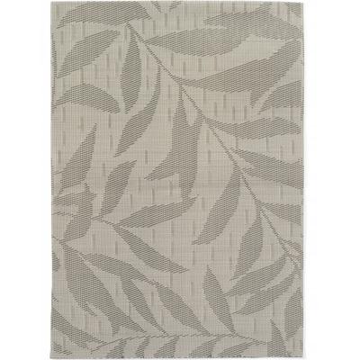 Placemat Mat Table Stand Leaves 45x30cm Gray SET 6 Pcs