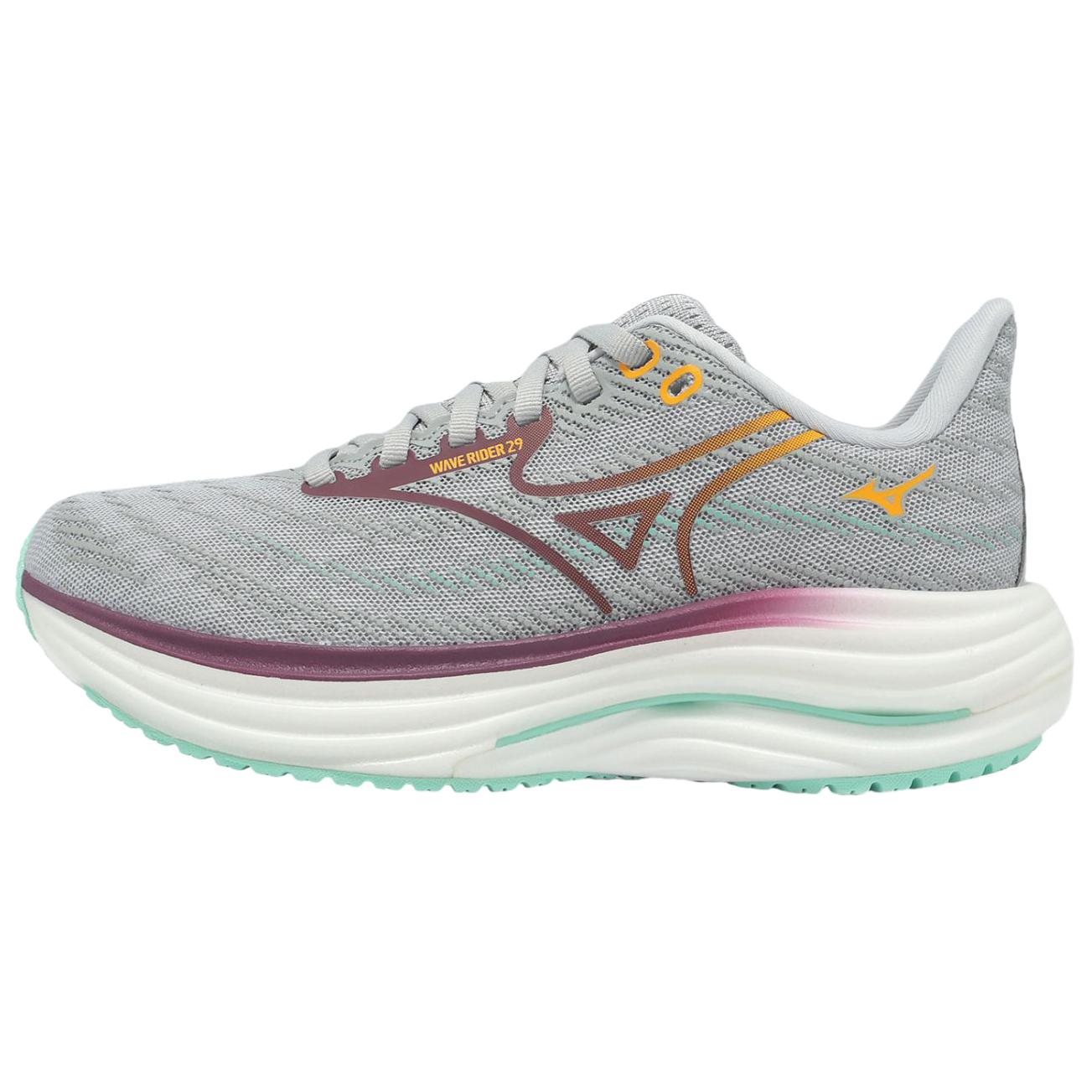 

Mizuno Women s Wave Rider 29 Light Grey Purple Women s Mizuno J1GD250324 38.5