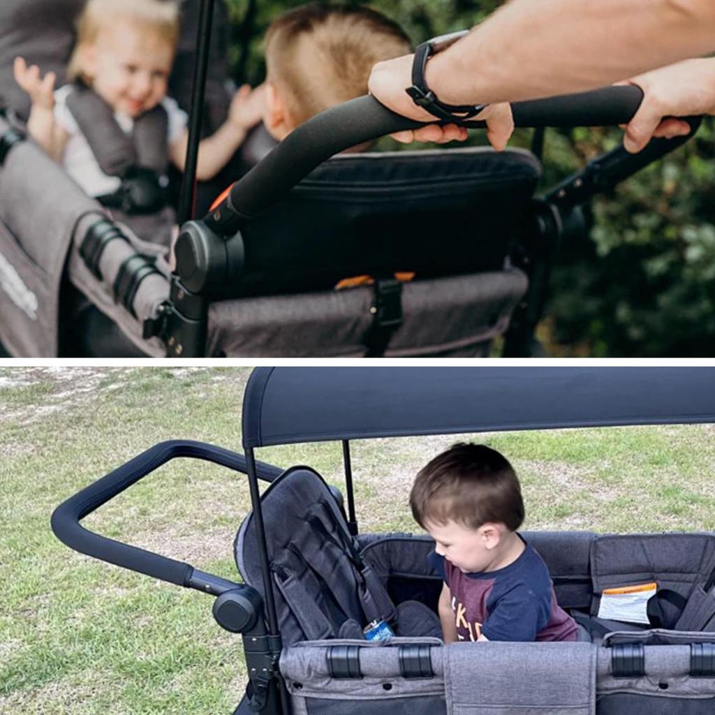 LoDrid Stroller Bag Stroller Drink Holder Pocket Organizer Stroller Bag