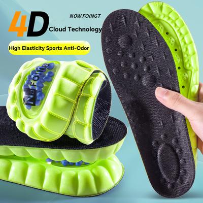 Hochelastische Sporteinlegesohlen aus Latex, weiche Schuhpolster, orthopädische Einlegesohlen mit Fußgewölbeunterstützung, atmungsaktives Deodorant, Stoßdämpfungskissen