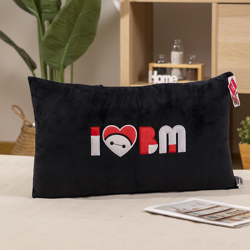 

Soft Cozy And Long Plush Pillow Doll In Various Colors Perfect For Bedtime Snuggles WhiteBlack,50x30cm