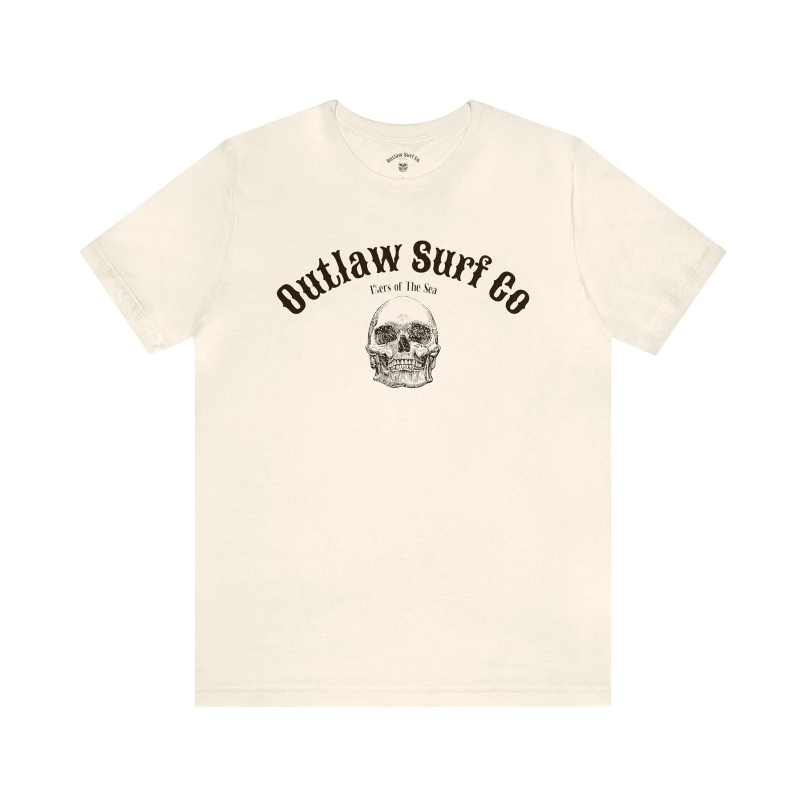 Outlaw Surf Skull Logo T-Shirt M