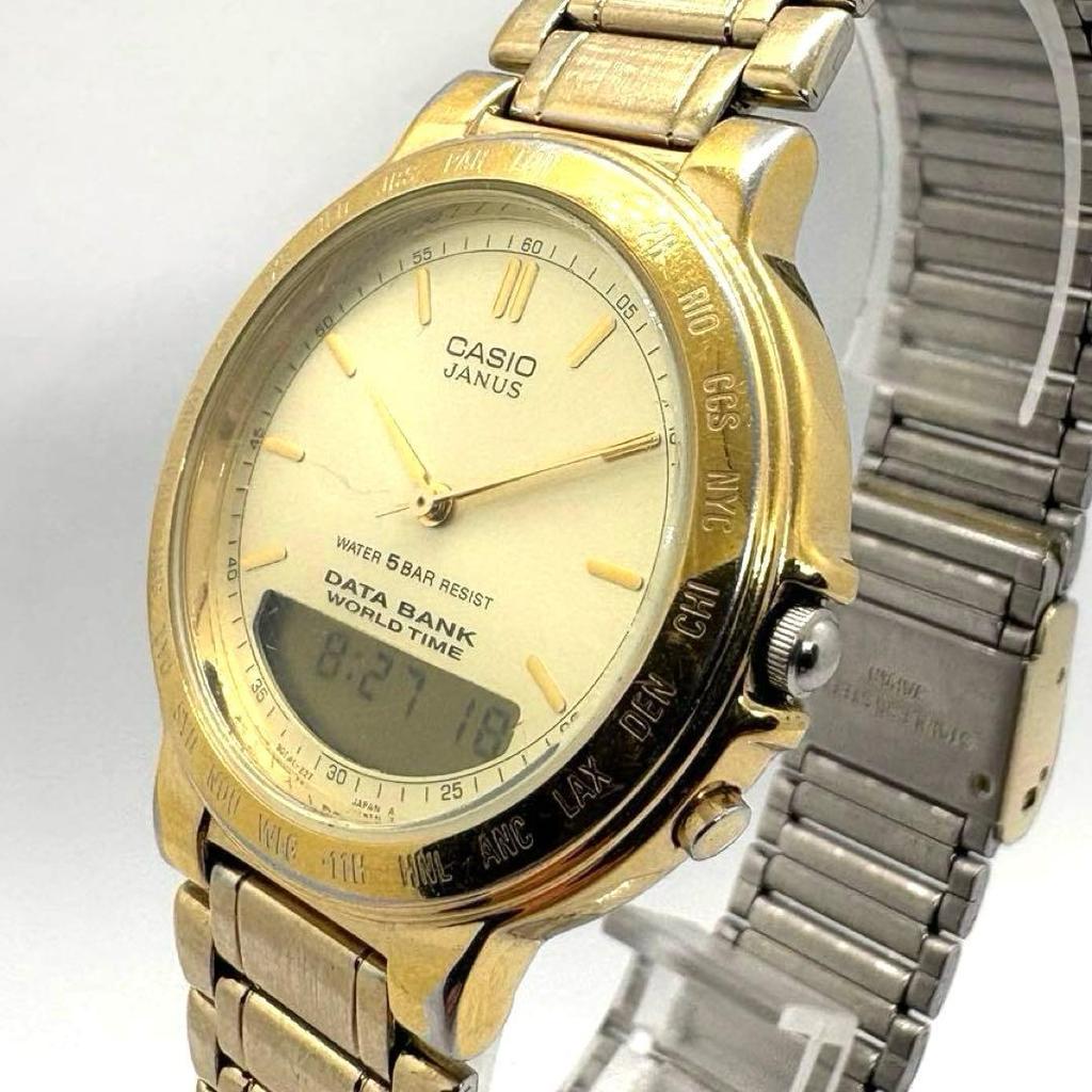 Used Operation CASIO JANUS DATA BANK AB-110 80 Retro Rare