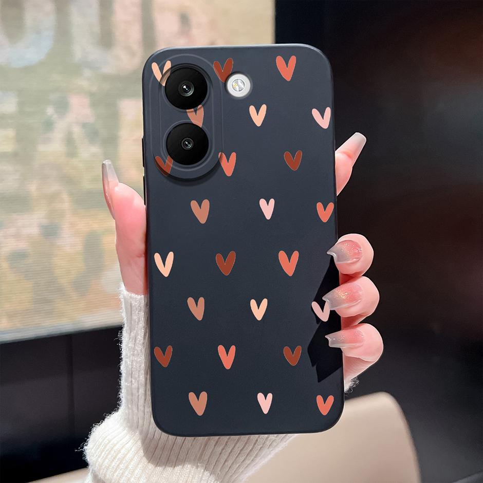 For Xiaomi Poco X8 Pro X8 Pro Max Cases Colorful Love Heart Anti-fall Artistic Protector For PocoX8Pro PocoX8ProMax Back Cover