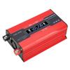 300W Modifiye Sinüs Dalgalı İnvertör Çift USB Portu 4.2A Hızlı Şarj Renkli Dijital Ekranlı Araç Güç İnvertörü 12V -