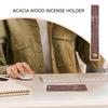 Incense Stick Holder Handmade Incense Tray Home Fragrance Table Centerpieces Wooden Incense Burner Ash Catcher for Incense Stick