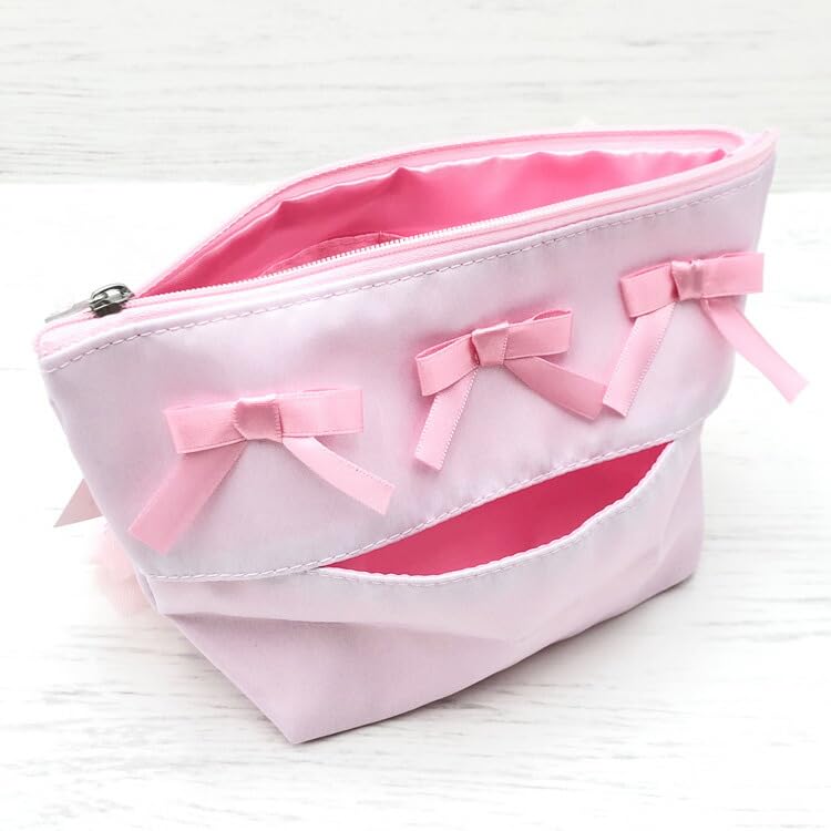 My Melody & Little Twin Stars X DOLLY MIX Frilled Boat-Shaped Tissue Pouch, Light Pink